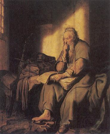 Rembrandt Peale St Paul in Prison Spain oil painting art
